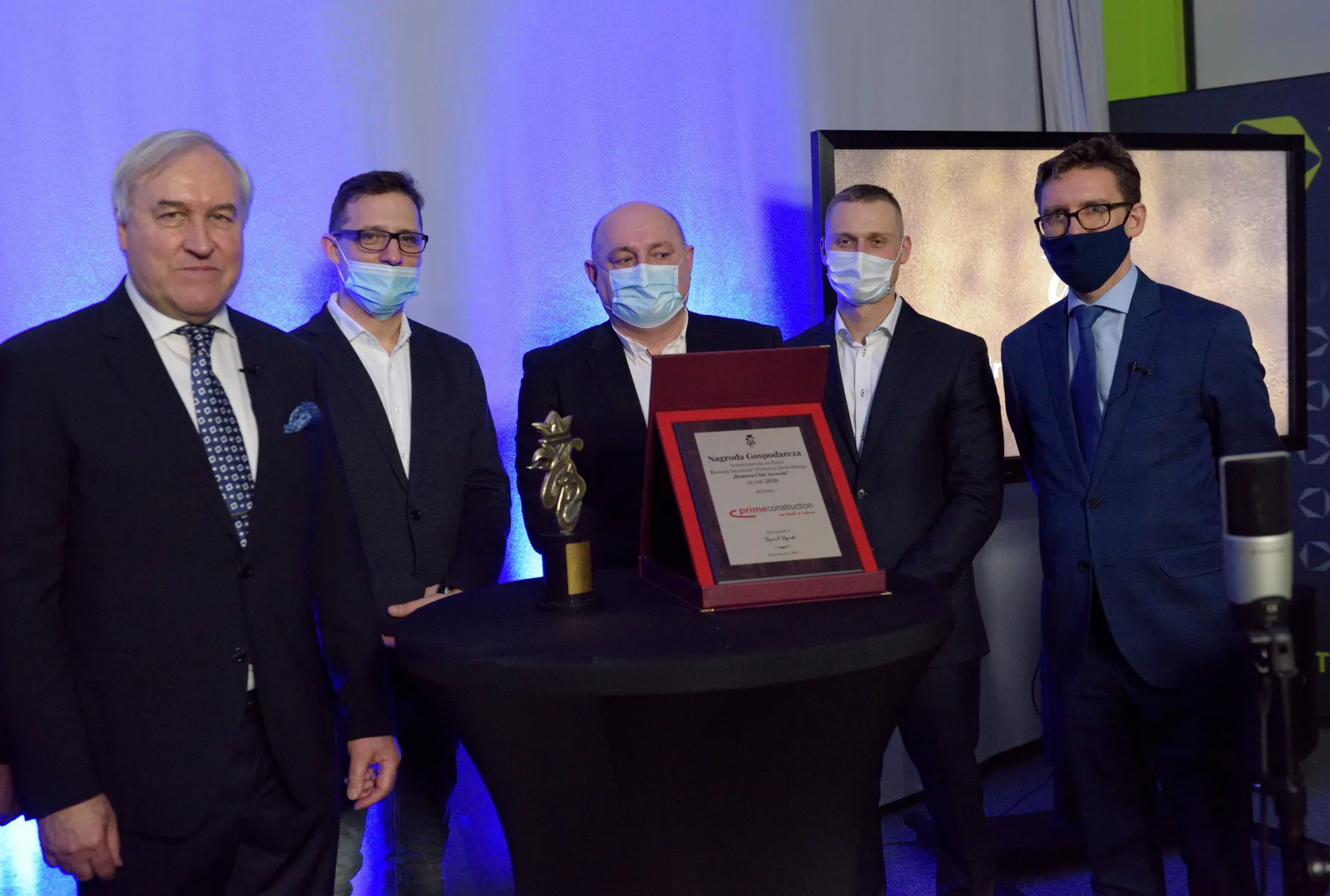 Prime Construction awarded of 2020 THE ECONOMIC AWARDS by Business Club Szczecin